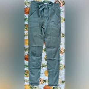 So women jeans pants size 1/25W color green
